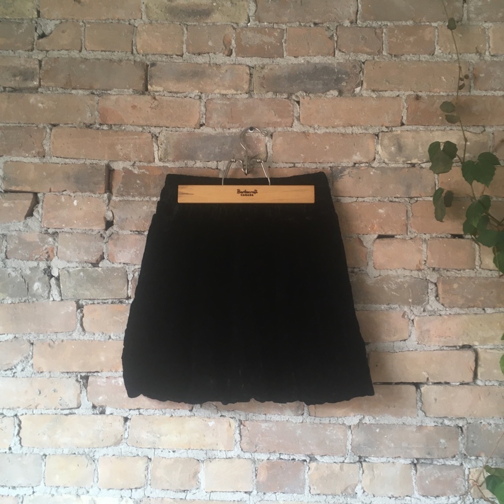 Talula Velvet Mini Skirt